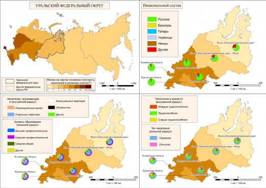 население России на картах Геоцентр-Консалтинг